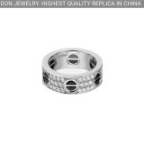 Cartier Love Ring Diamond-Paved (Ceramic)
