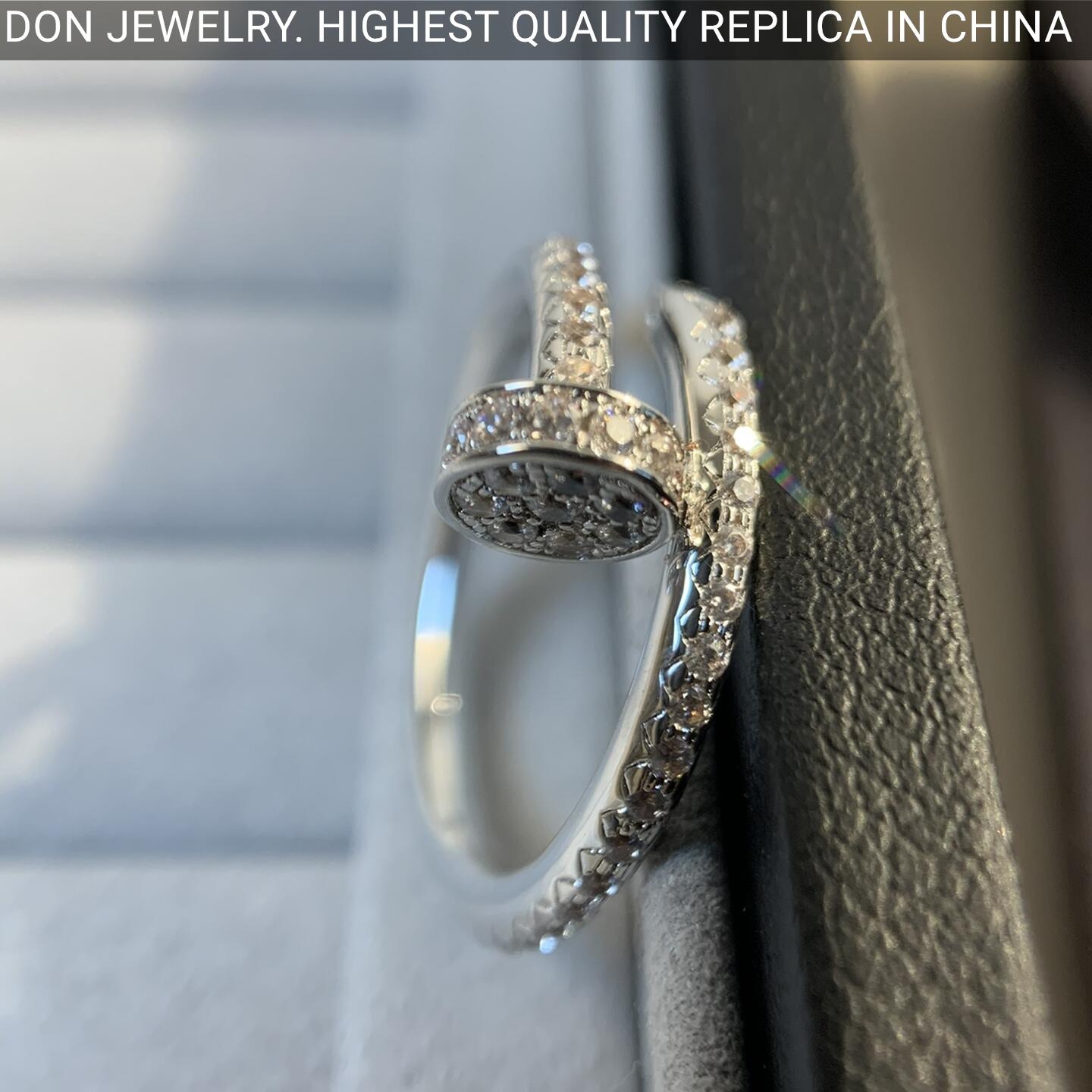 Cartier Juste Un Clou ring, full diamonds