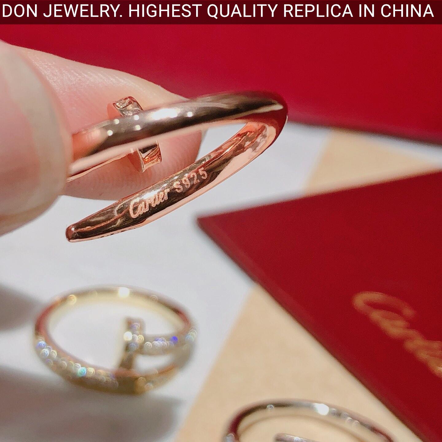 Cartier Juste Un Clou ring, full diamonds