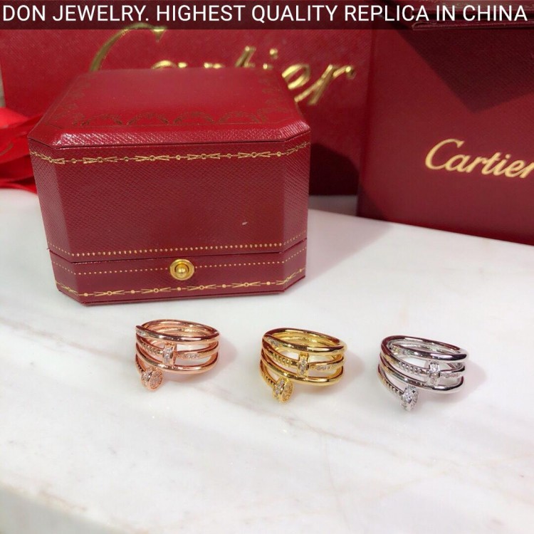 Cartier Juste Un Clou ring, part diamonds