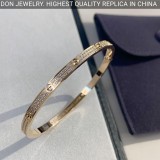 Cartier Love bracelet, small model, diamond-paved