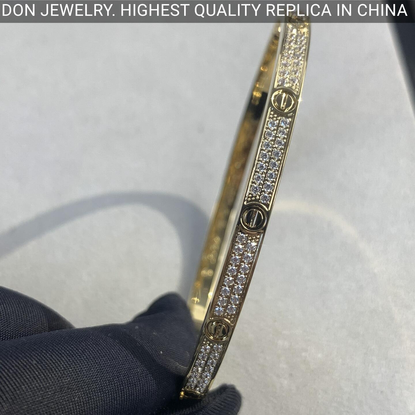 Cartier Love bracelet, small model, diamond-paved