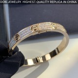 Cartier Love bracelet, diamond-paved, small model