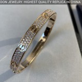 Cartier Love bracelet, diamond-paved, small model