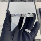 Cartier Love bracelet, diamond-paved, ceramic