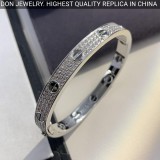 Cartier Love bracelet, diamond-paved, ceramic