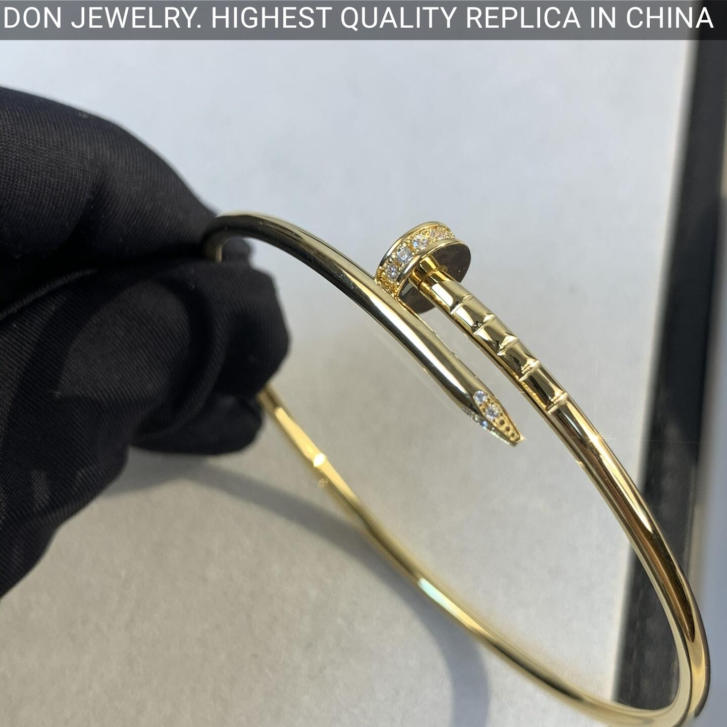 Cartier Juste Un Clou bracelet, small model, part diamonds