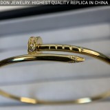 Cartier Juste Un Clou bracelet, small model, part diamonds