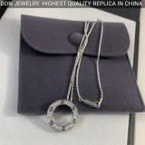 Cartier Love necklace, 16 mm, diamond-paved