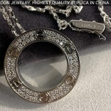 Cartier Love necklace, 16 mm, diamond-paved