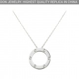 Cartier Love necklace, 16 mm, 6 diamonds