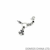 CHROME HEARTS BS Fleur and Dagger Key Chain