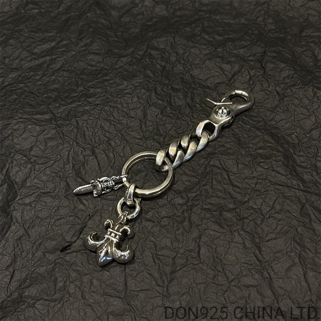 CHROME HEARTS BS Fleur and Dagger Key Chain