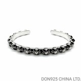 CHROME HEARTS Plus Skinny Multi Cuff Free Size