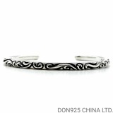 CHROME HEARTS Scroll Band Cuff Free Size