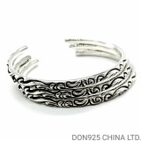 CHROME HEARTS Scroll Band Cuff Free Size