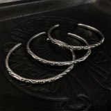 CHROME HEARTS Scroll Band Cuff Free Size