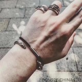 CHROME HEARTS Double Dog Cuff Free Size