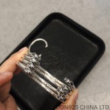 CHROME HEARTS Double Dog Cuff Free Size