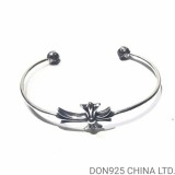 CHROME HEARTS Tiny Cross Cuff Free Size