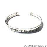 CHROME HEARTS Logo Flat Cuff Free Size