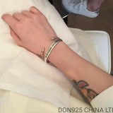 CHROME HEARTS Logo Flat Cuff Free Size