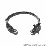 CHROME HEARTS Foti Jarvis Cuff Free Size