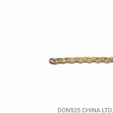 22K Gold CHROME HEARTS Large Paper Chain Bracelet