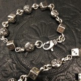 CHROME HEARTS Dice and Crossball Bracelet