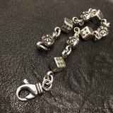 CHROME HEARTS Dice and Crossball Bracelet