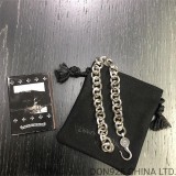 CHROME HEARTS Single B Ring Bracelet 22CM Adjustable