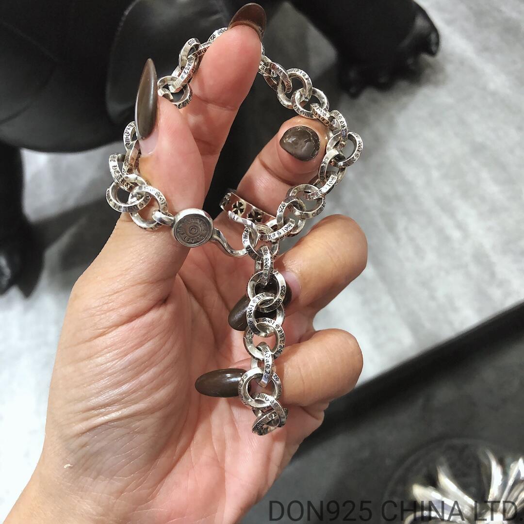 CHROME HEARTS Single B Ring Bracelet 22CM Adjustable