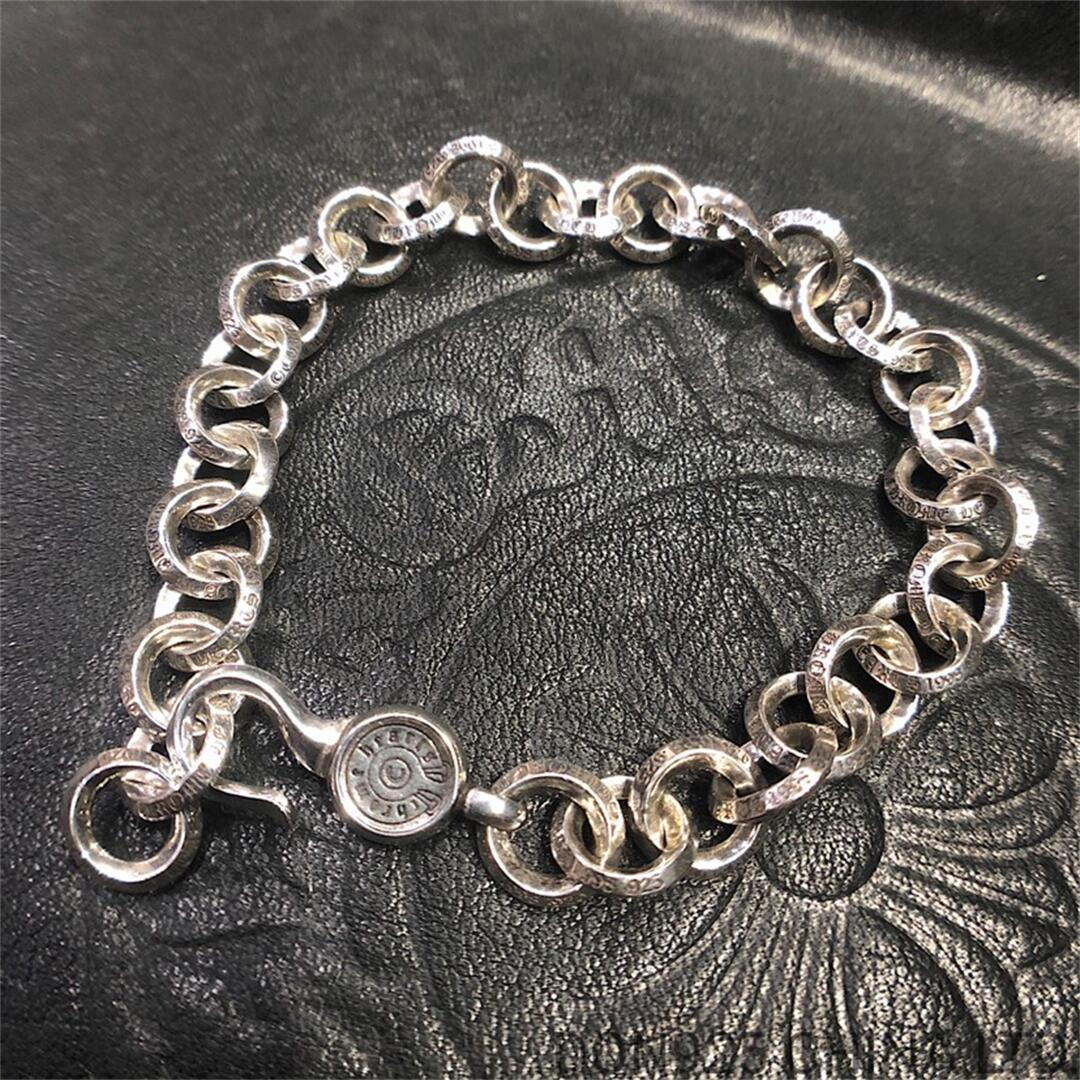 CHROME HEARTS Single B Ring Bracelet 22CM Adjustable