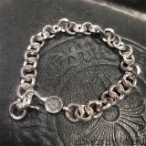 CHROME HEARTS Single B Ring Bracelet 22CM Adjustable