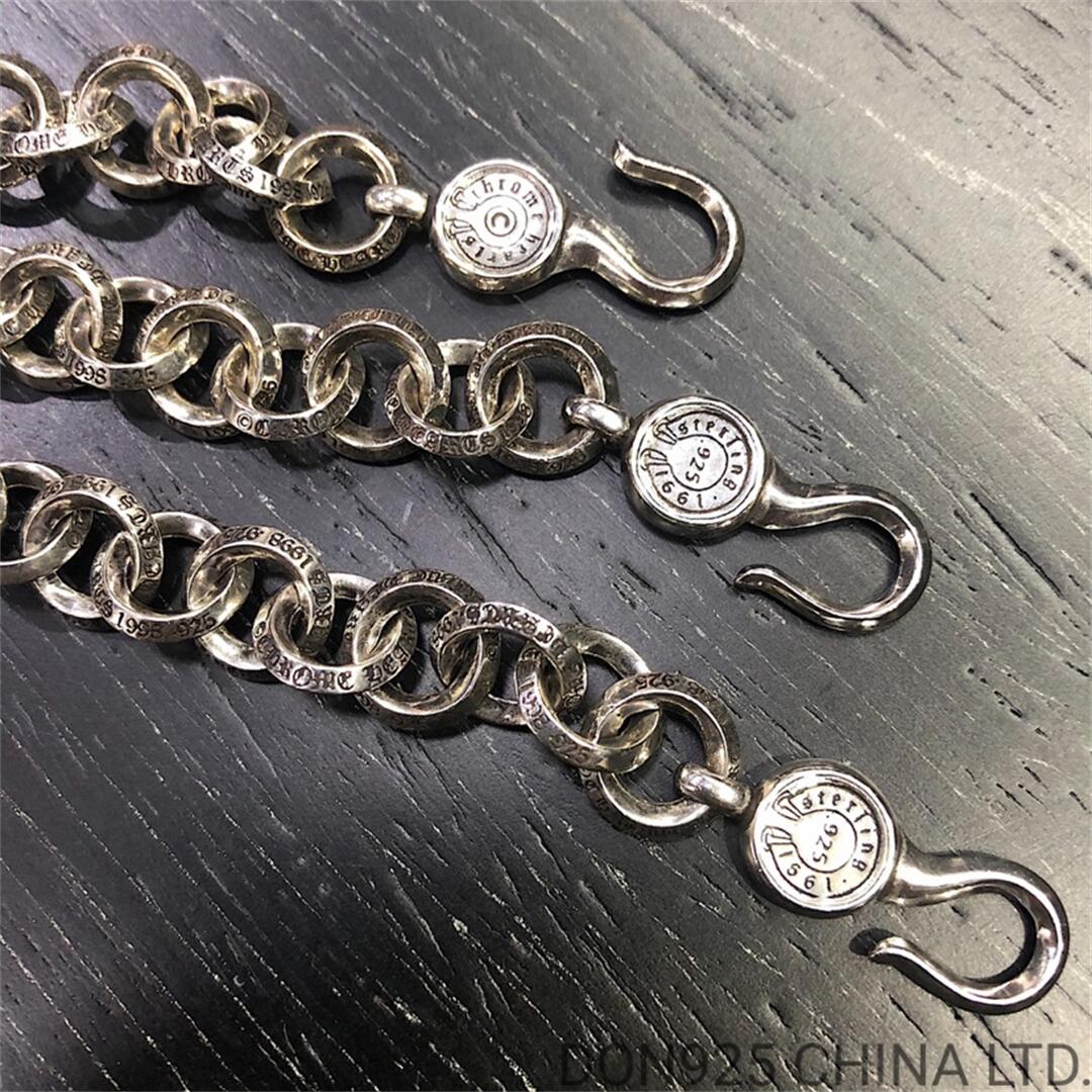 CHROME HEARTS Single B Ring Bracelet 22CM Adjustable