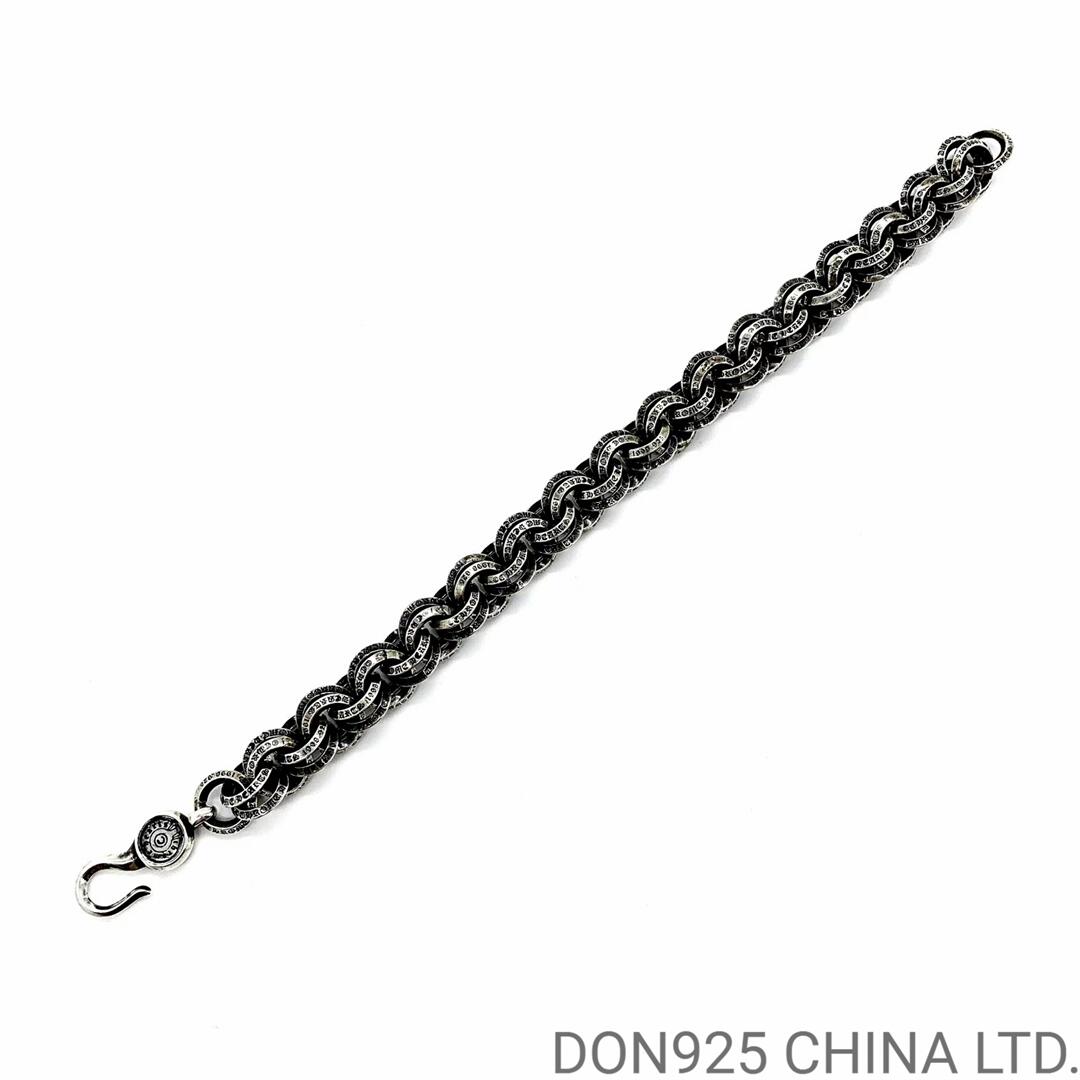 CHROME HEARTS Double B Ring Bracelet 22CM Adjustable