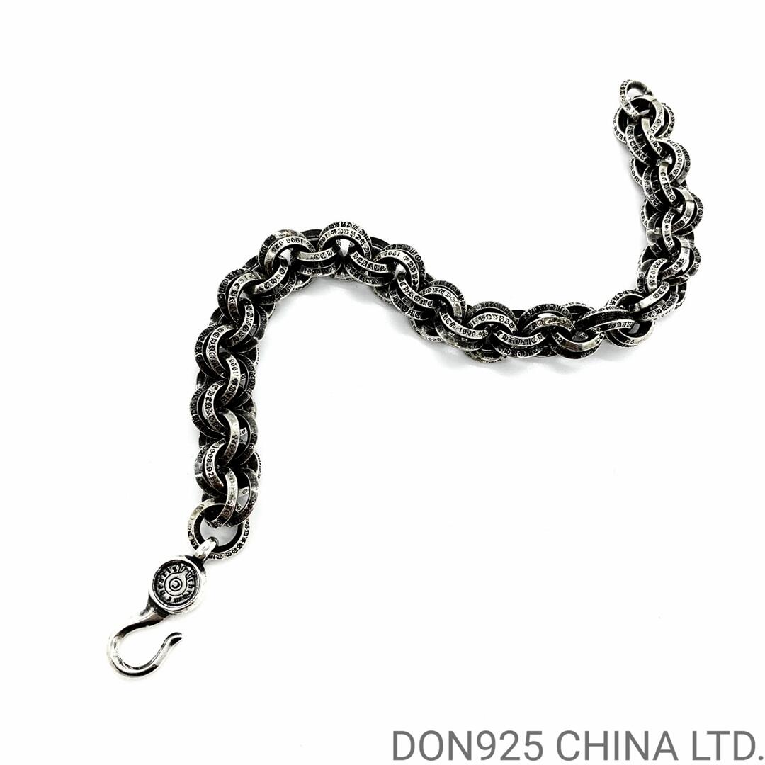 CHROME HEARTS Double B Ring Bracelet 22CM Adjustable