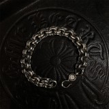 CHROME HEARTS Double B Ring Bracelet 22CM Adjustable