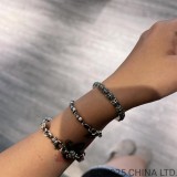 CHROME HEARTS Plus Pyramid Link Bracelet