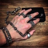 CHROME HEARTS Plus Pyramid Link Bracelet