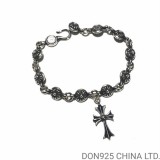 CHROME HEARTS Plus Ball & Charm Bracelet