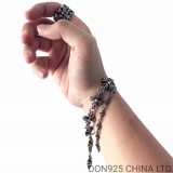 CHROME HEARTS Plus Link Bracelet Free Size