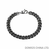 CHROME HEARTS Babyfat Fancy Chain Clip Mini Bracelet