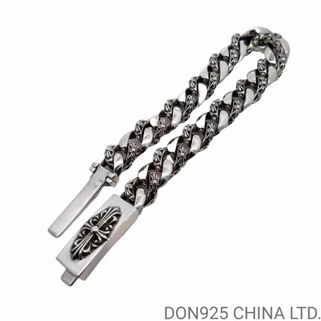 CHROME HEARTS Floral ID Fancy Chain Thin Bracelet