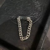 CHROME HEARTS Floral ID Fancy Chain Thin Bracelet