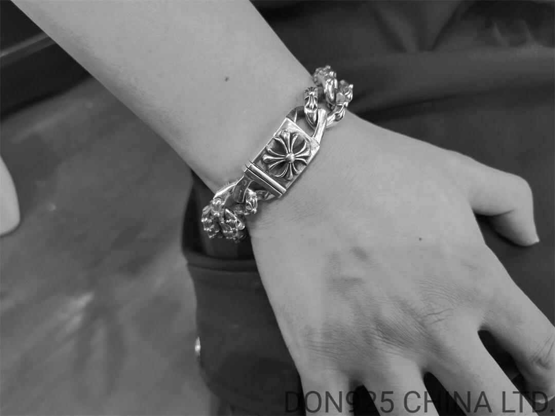 CHROME HEARTS Plus Extra Fancy Chain Thick Bracelet