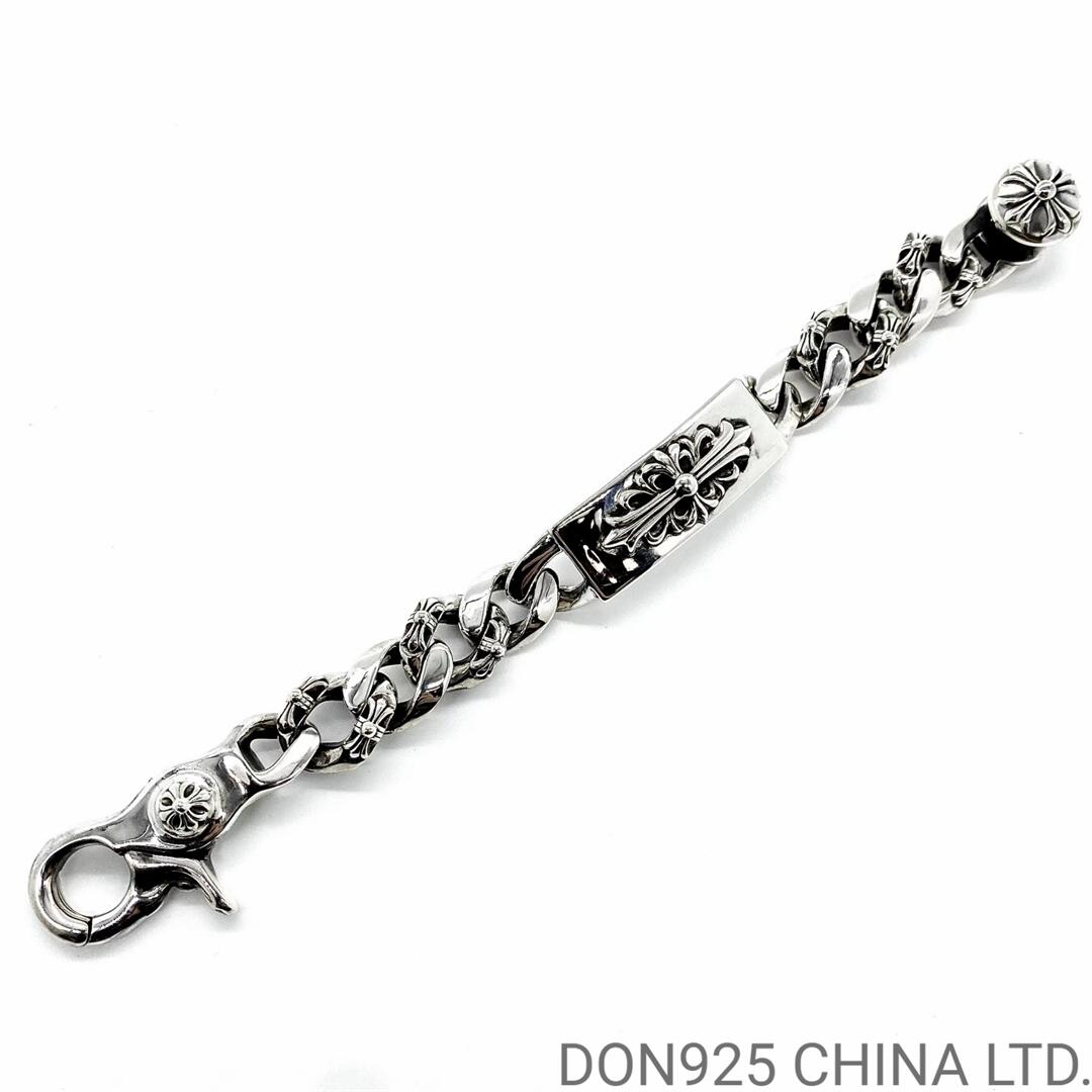 CHROME HEARTS Floral ID Fancy Link Clip Thick Bracelet