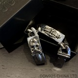 CHROME HEARTS Double ID Thick Bracelet