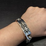 CHROME HEARTS Double ID Thick Bracelet