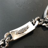 CHROME HEARTS Double ID Fancy Link Thick Bracelet